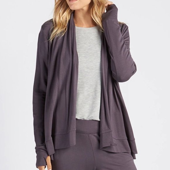 UGG Gillian Cardigan Button Wrap Front Nightfall Gray - Picture 1 of 12